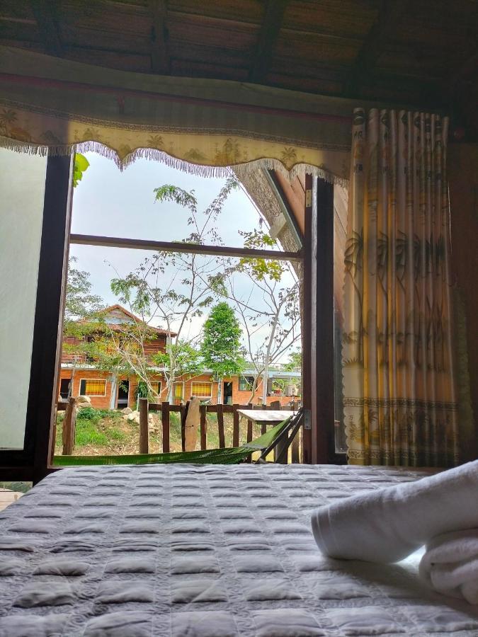 Rice Straw Green Lodge- Resort Quan Tom Экстерьер фото