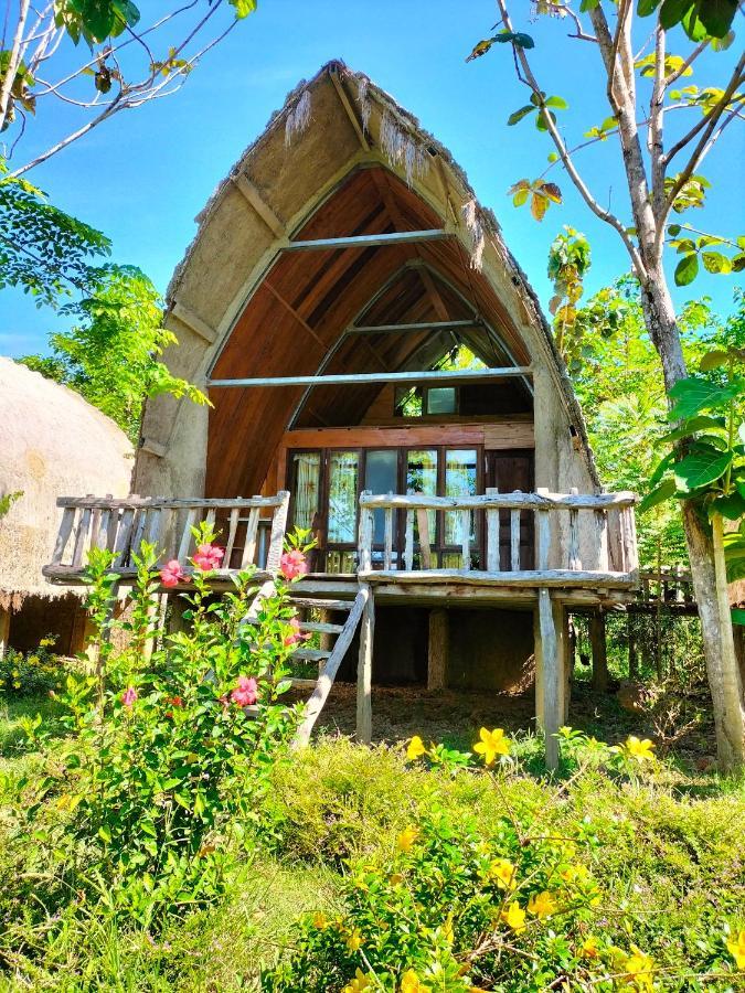 Rice Straw Green Lodge- Resort Quan Tom Экстерьер фото