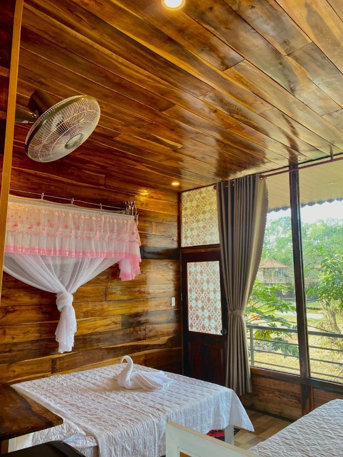Rice Straw Green Lodge- Resort Quan Tom Экстерьер фото